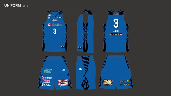 島根スサノオマジックのユニフォームデザイン決定！バンダイナムコの