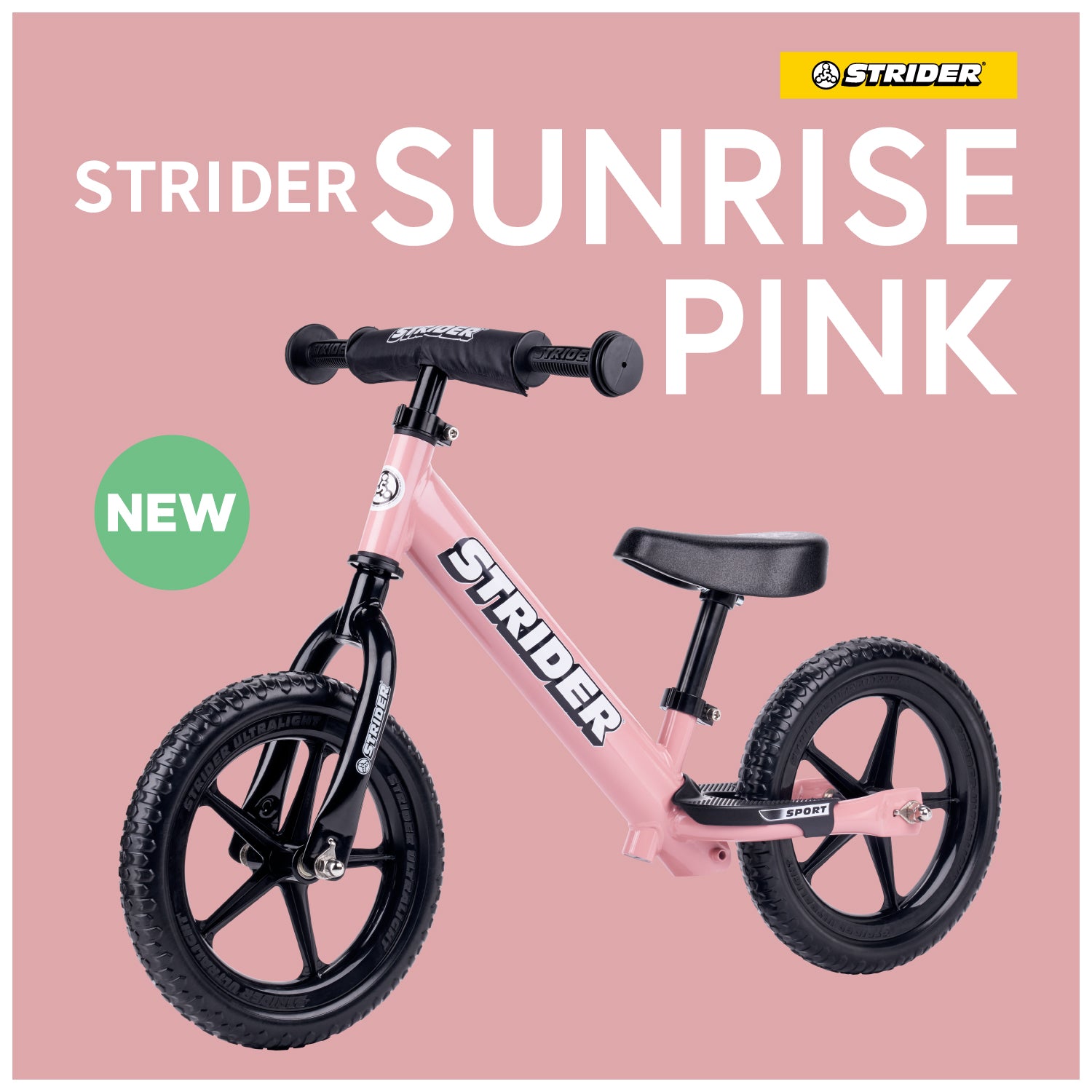 ストライダー 12インチ ピンク Sportモデル 本体 袋付き STRIDER