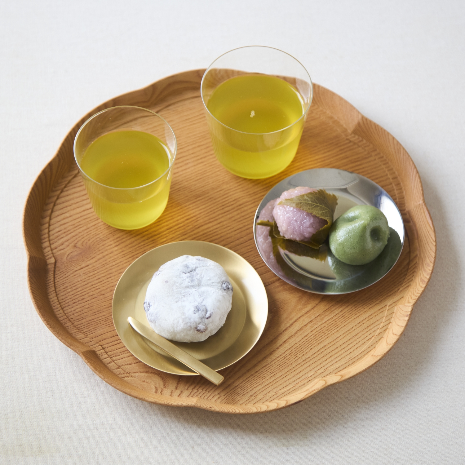 保堂/ソーサー・菓子皿 真鍮 -小物入れやソーサーとしても使える、金属