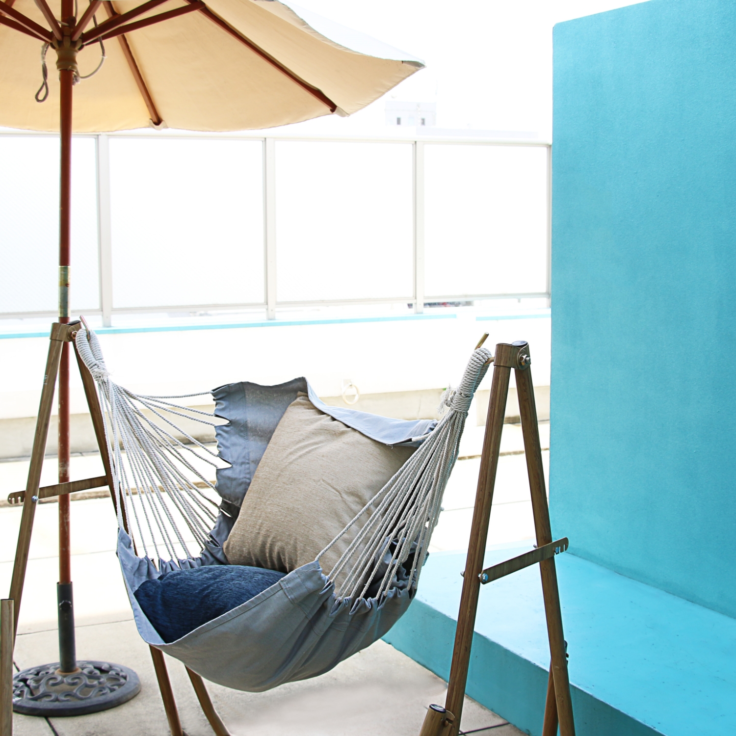 Sifflus/3WAY 自立式ポータブルハンモック -家でも外でもくつろげて