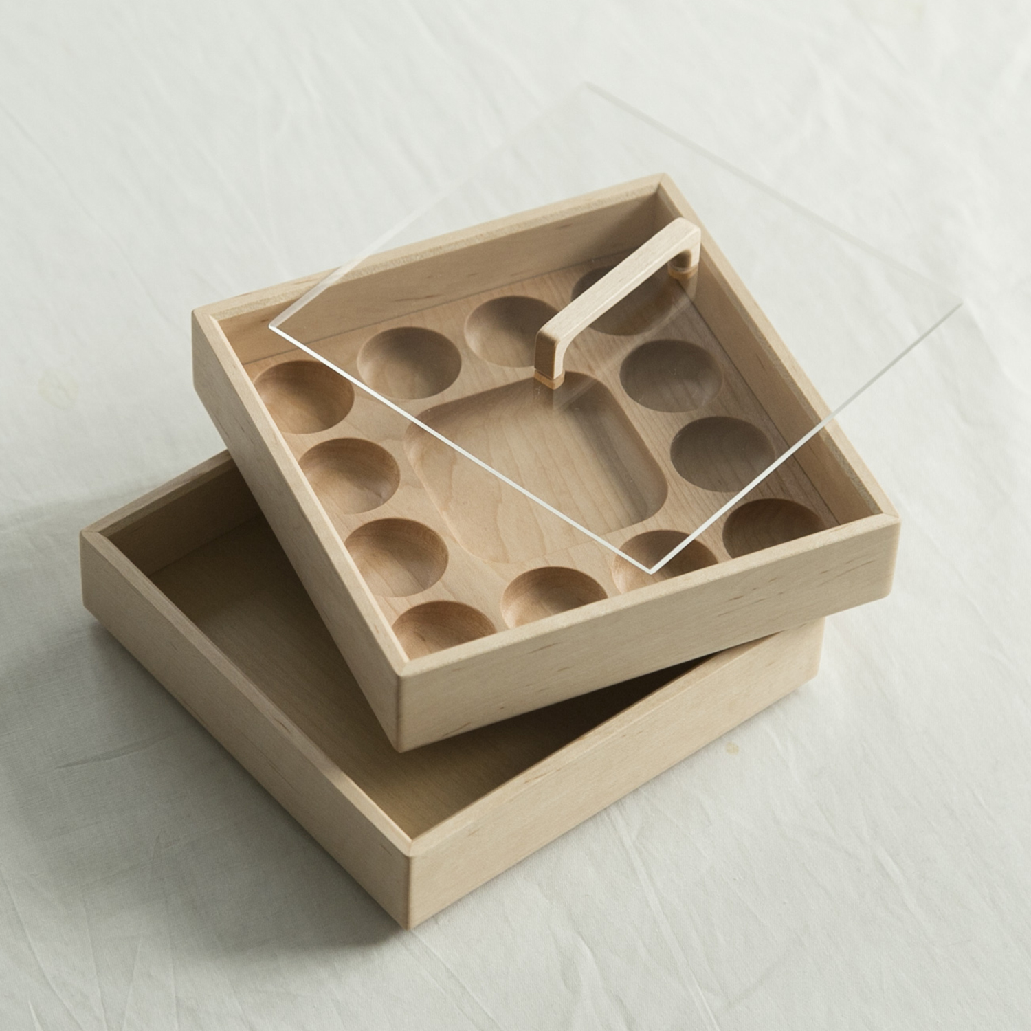 丹野製作所/ジュエリーケース「かさね」2段セット -【当店限定】お重の