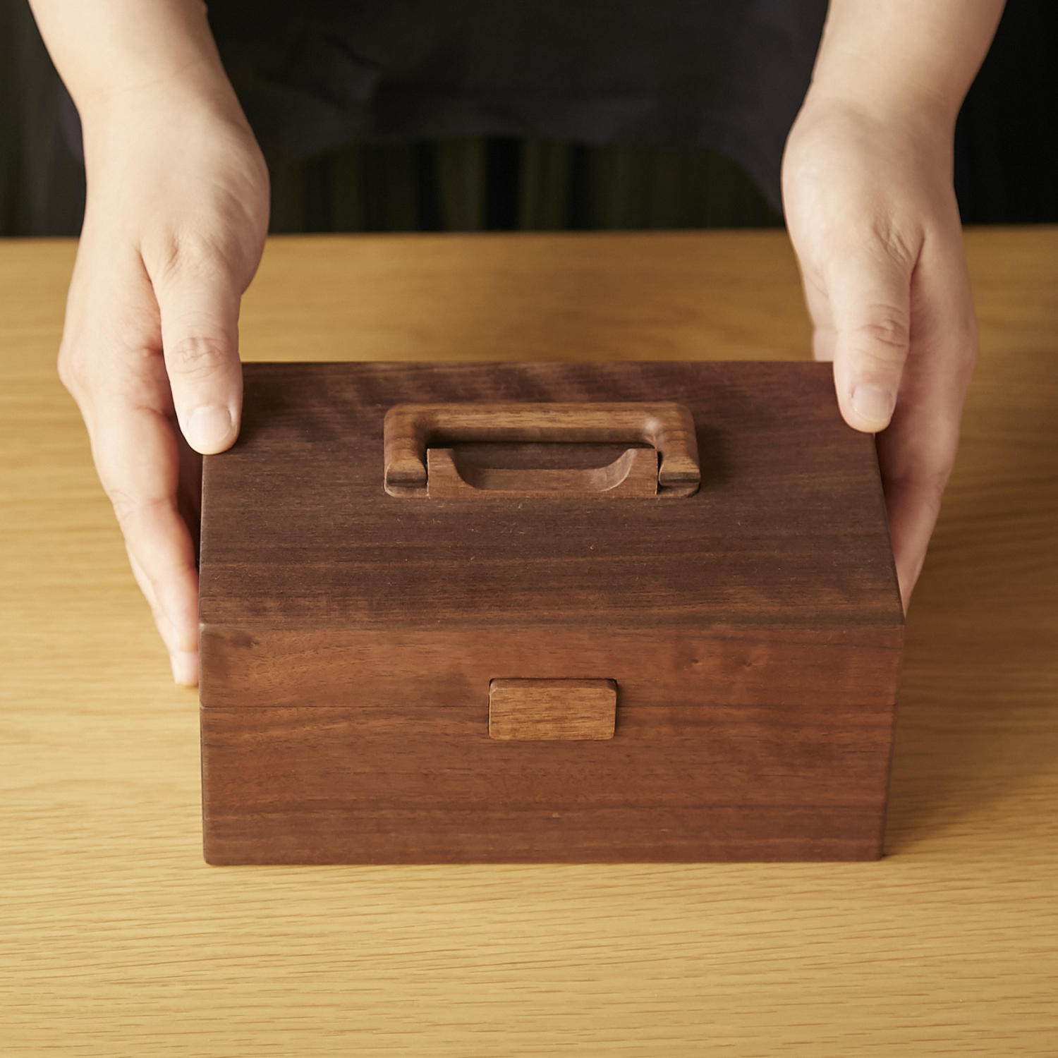 丹野製作所/手さげ木箱 -【当店限定】もう貴重品を探さなくて済む
