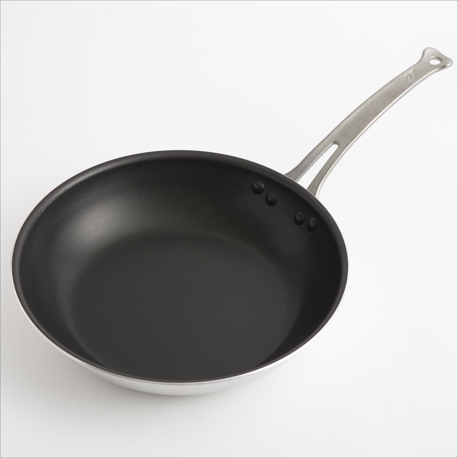 中尾アルミ製作所/シルクフライパン ステンレスハンドルタイプ 浅型