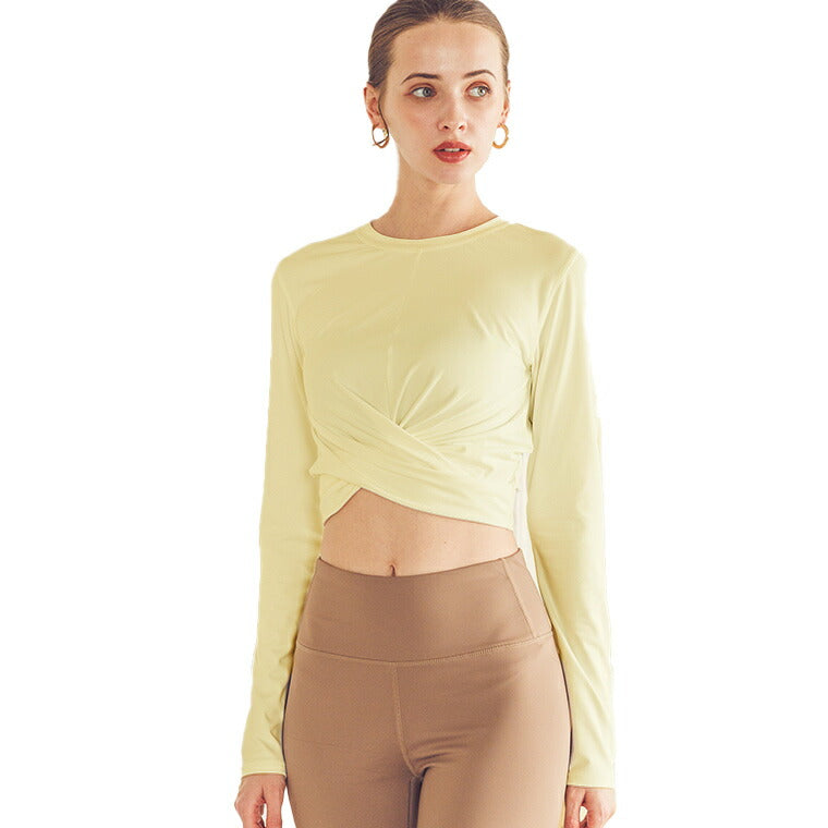 Lee.che リーチェ ヨガ ピラティス ウェア 長袖トップス t154