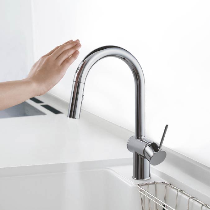 ふれずに水が出る自動水栓 | 暮らしのアイディアを気になるワードで