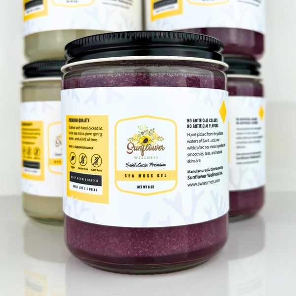 Purple Sea Moss Gel - St. Lucia Wildcrafted – Sunflower Wellness, Inc