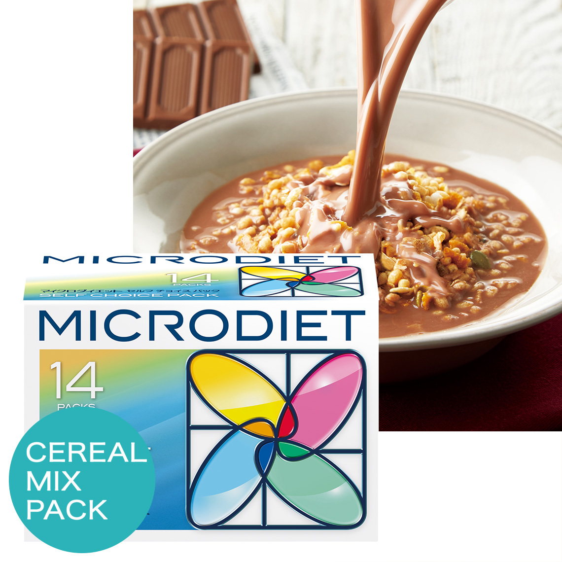 マイクロダイエット リゾット＆パスタミックスパック14食｜濃厚で