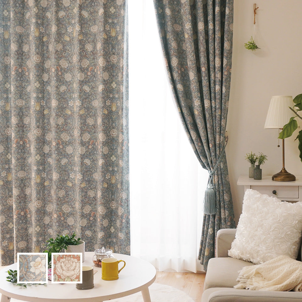 既製｜ウィリアム・モリス風 クラシカルなボタニカル柄とニュアンス