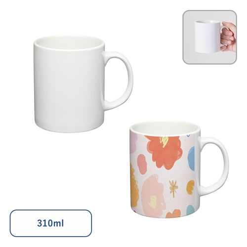 販促ノベルティ卸売りセンター / 陶器マグ ストレート（M）