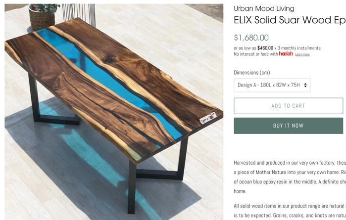 レジンを使って「海を切り取ったテーブル」を作りたい！ | クラウド