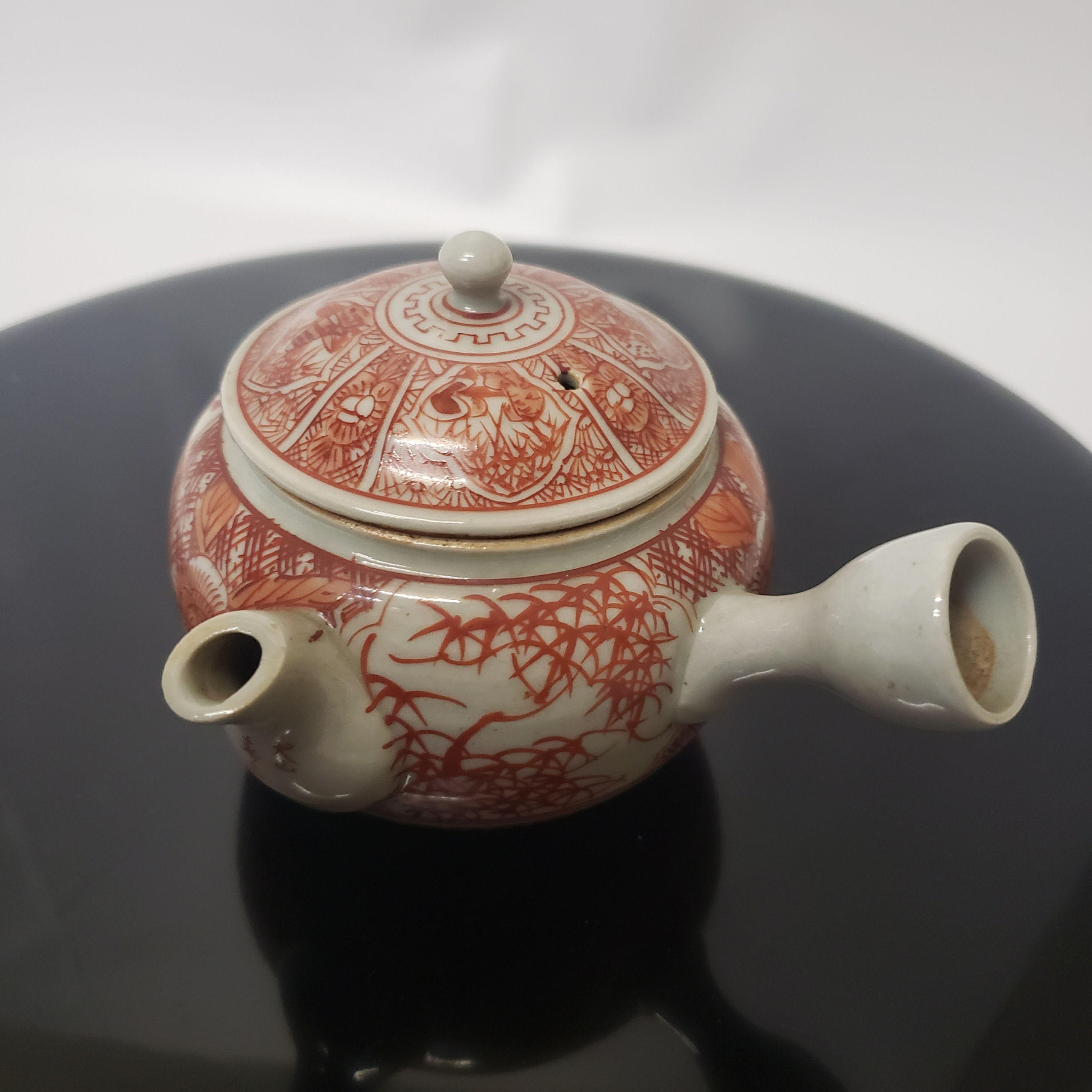 犬山焼赤絵急須（北海道、沖縄、離島除く） - (古美術好きが一目惚れ