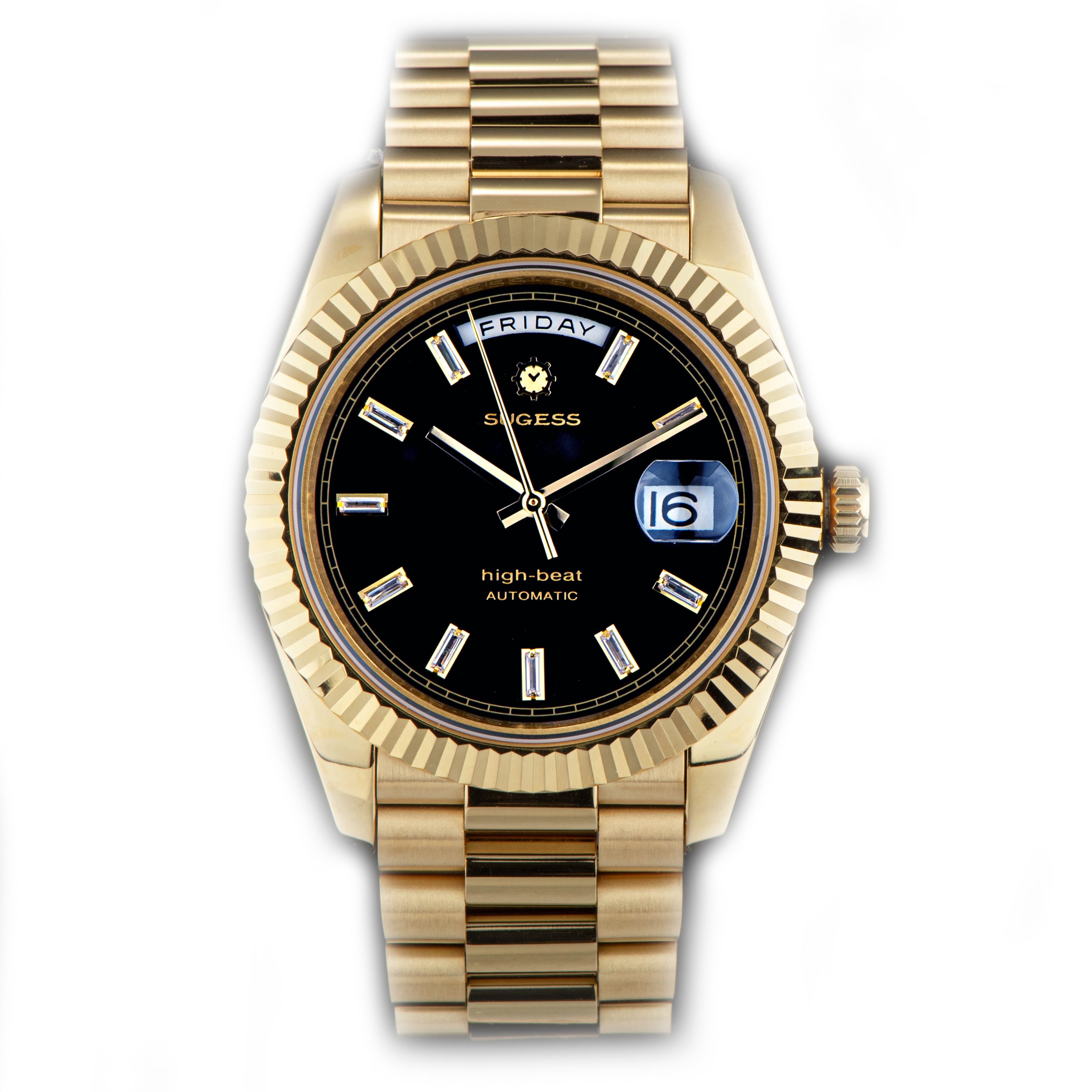 Heritage S433 433 DD Date and Day Display Gold Automatic