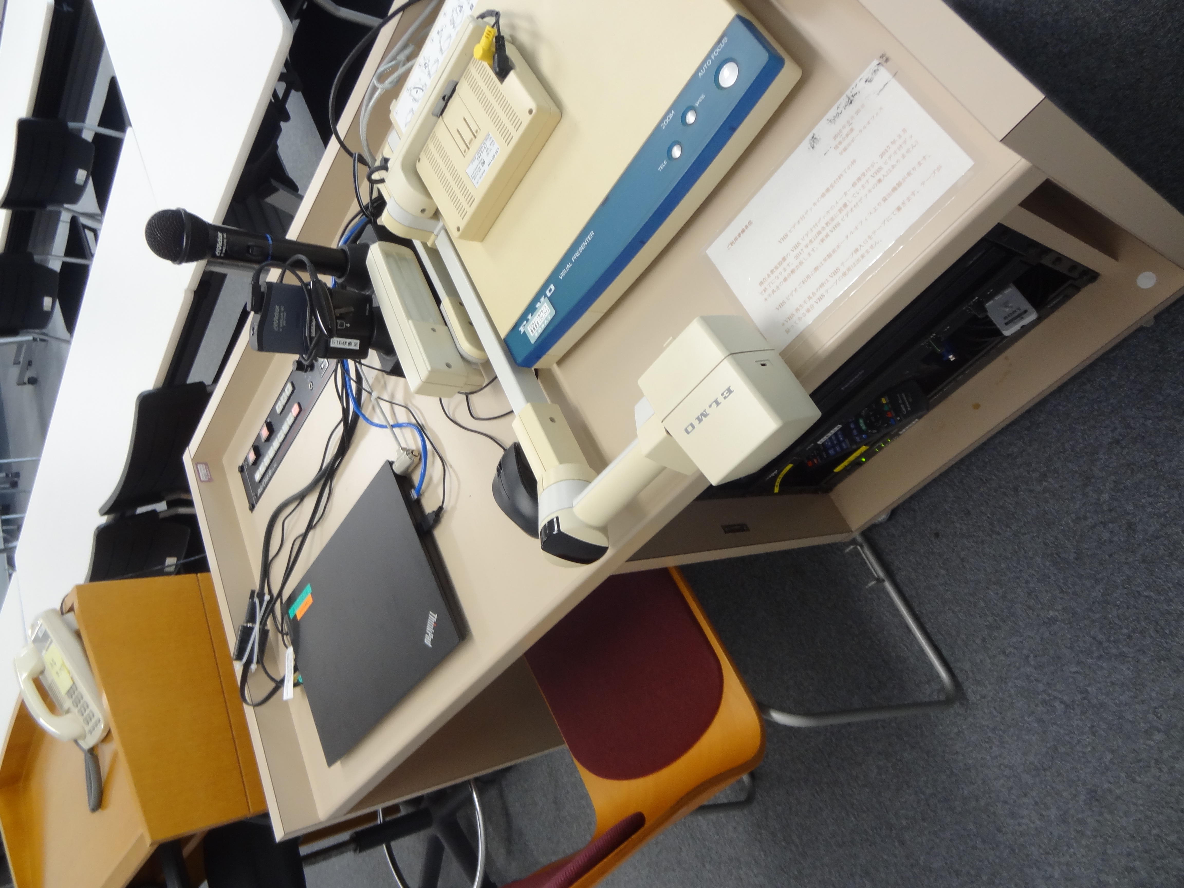 Classroom equipment environment Building 19, 5F - Waseda IT