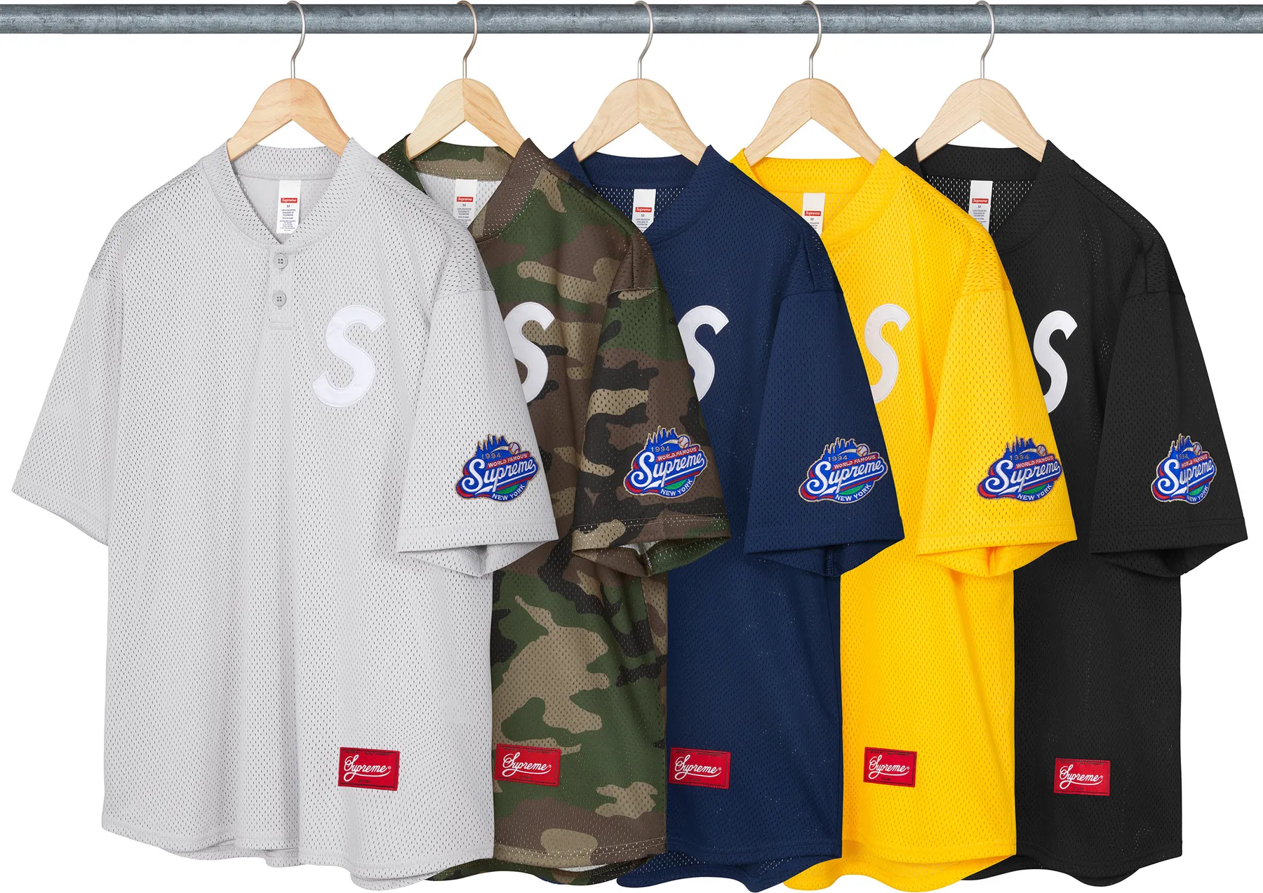 S Logo Baseball Henley | Supreme 24fw