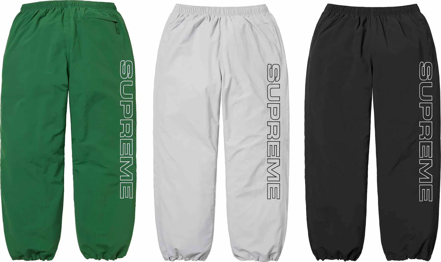Spellout Embroidered Track Pant | Supreme 24fw