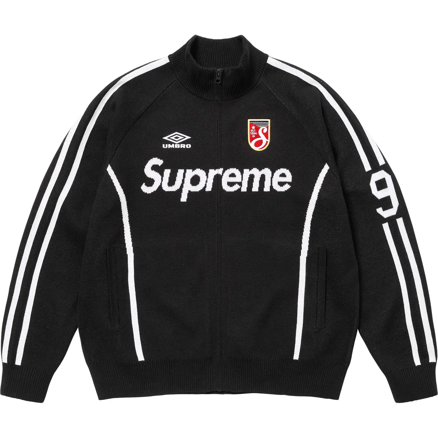 Supreme®/Umbro® Zip Up Sweater | Supreme 25ss