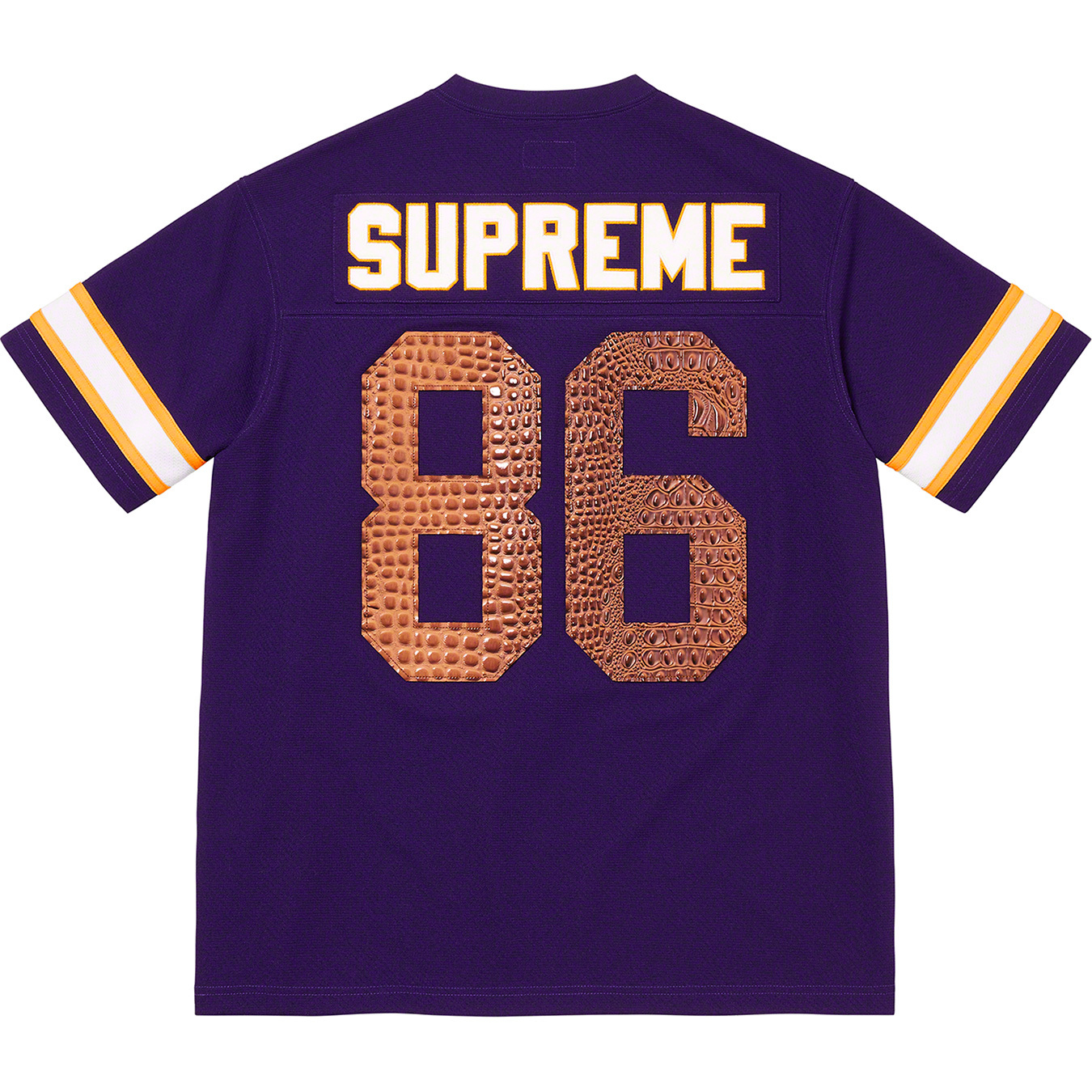 Faux Croc Football Jersey | Supreme 22ss