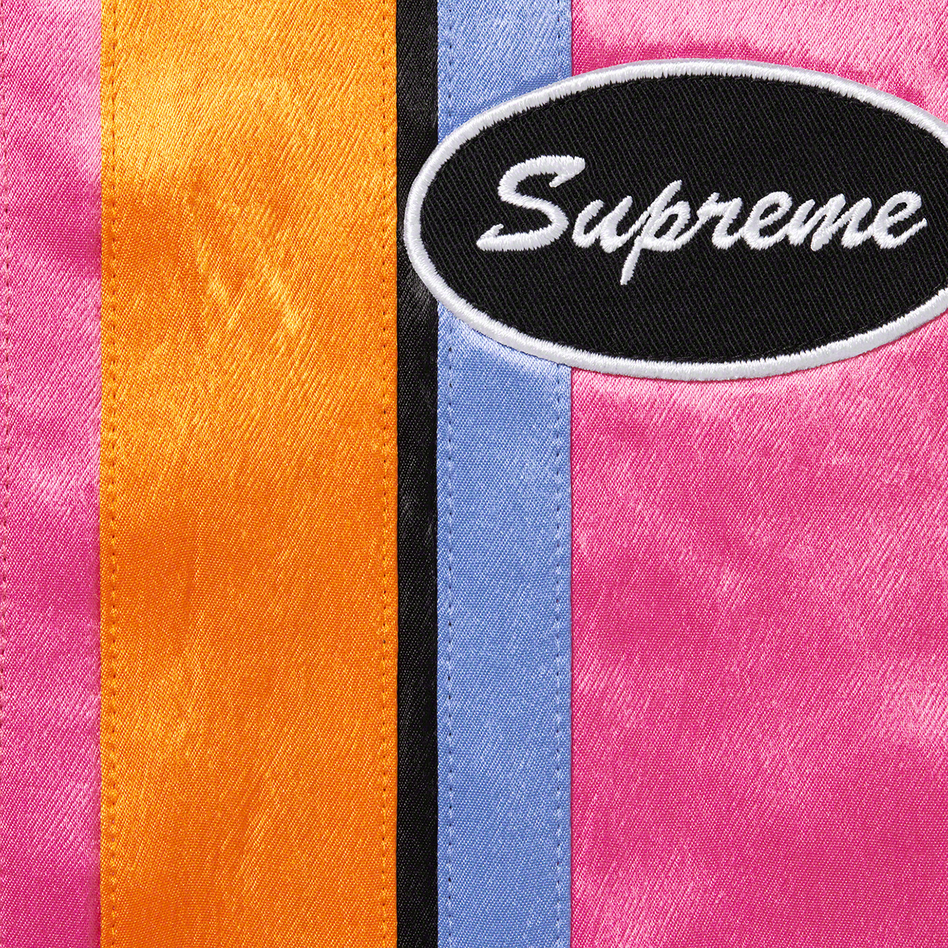 Satin Zip Up S/S Work Shirt | Supreme 22ss