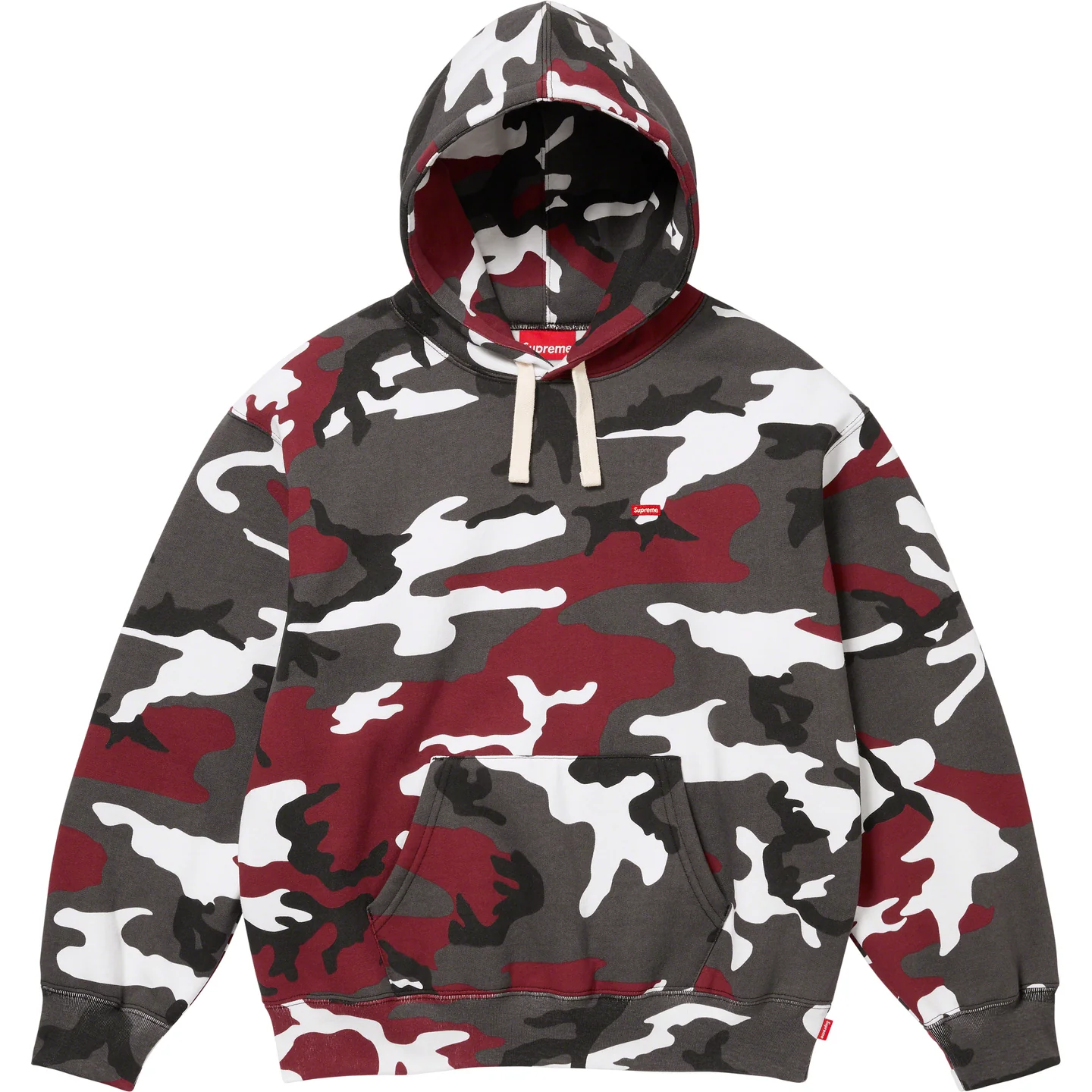 Small Box Drawcord Hooded Sweatshirt | Supreme 23fw