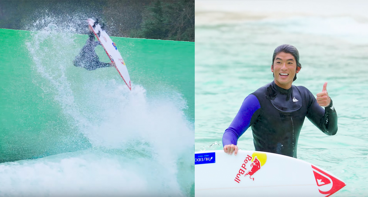 人生初のバックフリップをウェイブガーデンでメイクした五十嵐カノアの