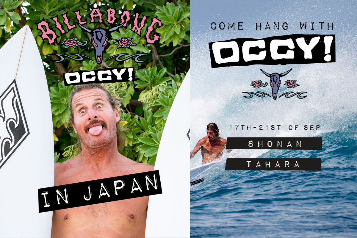 サーフィン界のレジェンド “オッキー”ことマーク・オクルーポ緊急来日