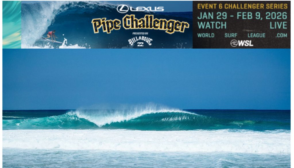 レクサス・パイプ・チャレンジャーPresented by Billabong は29日から
