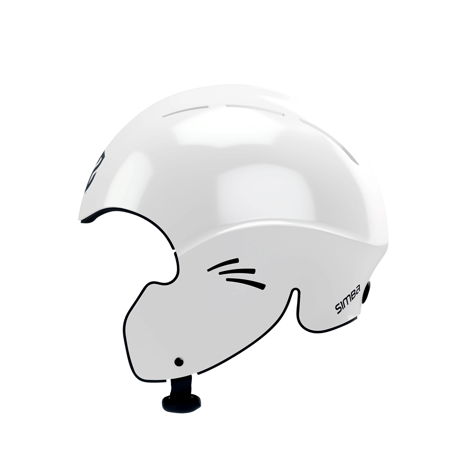 Simba - Sentinal Surf Helmet in Black and Pearl White