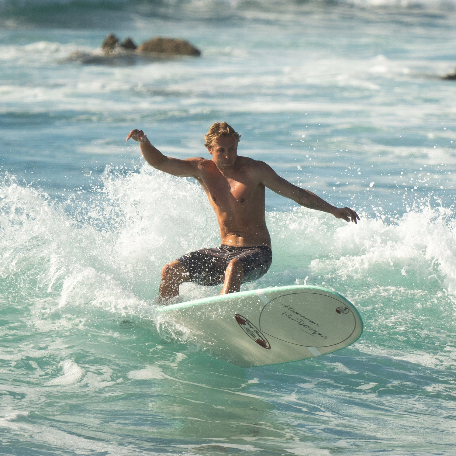 Takayama x Surftech - In the Pink - Xtrasoft Softop Surfboard