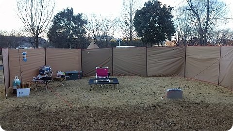 出陣！tent-mark designs『陣幕ワイドコットン』これはコットンテント