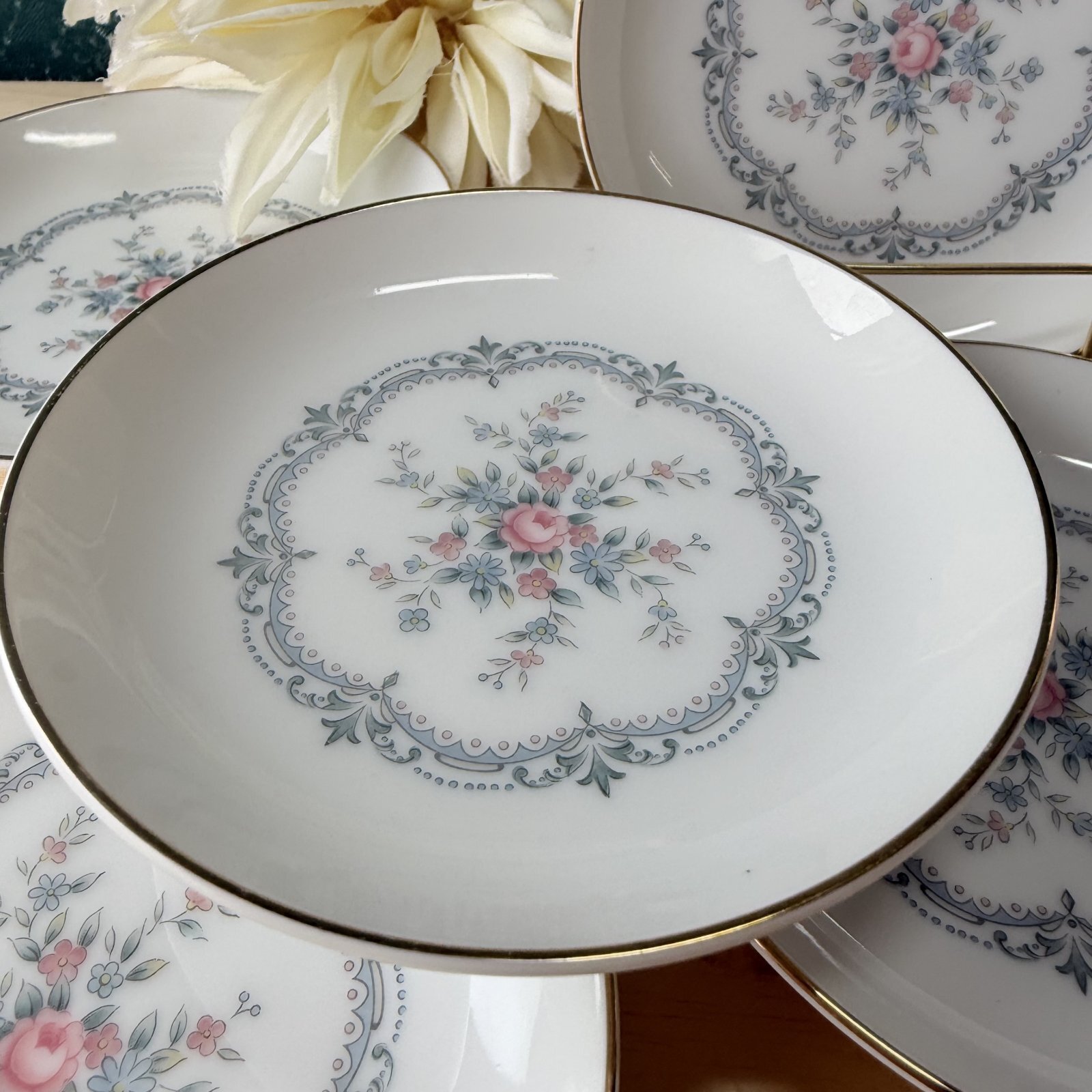 NORITAKEノリタケ 日本陶器会社 vintage 12cm小皿 5枚セット 花柄