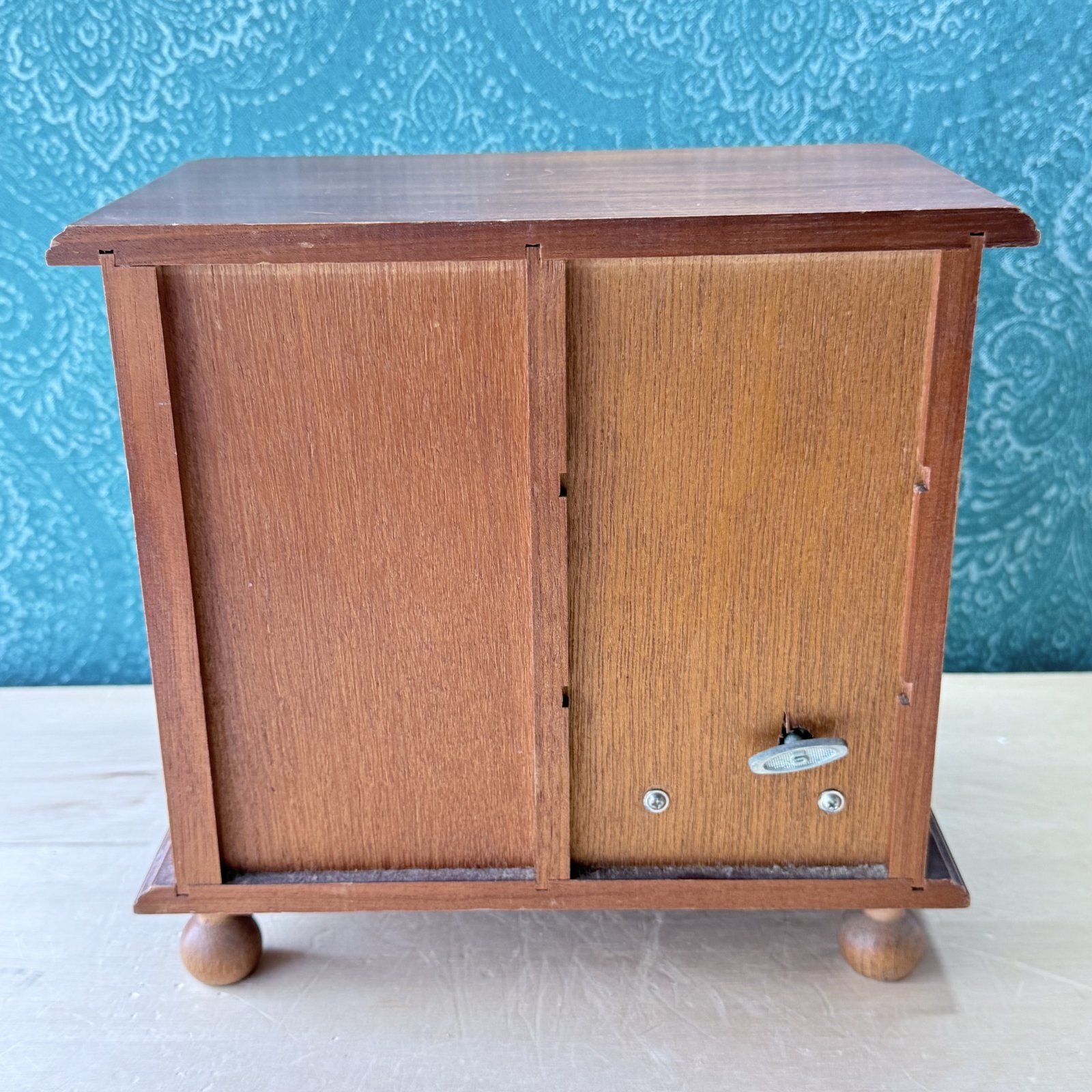 オルゴール付き ミニチェスト アクセサリーボックス vintage