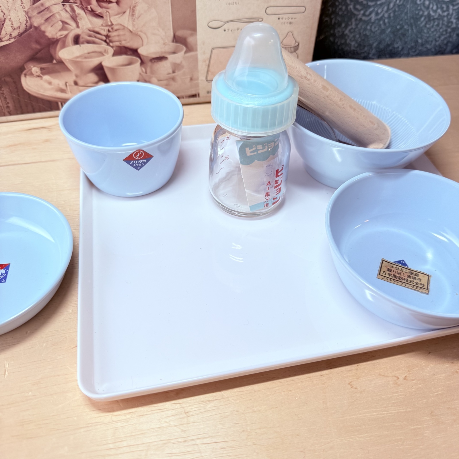 NORITAKE ノリタケメラミンウェア 離乳食セット ベビー食器セット