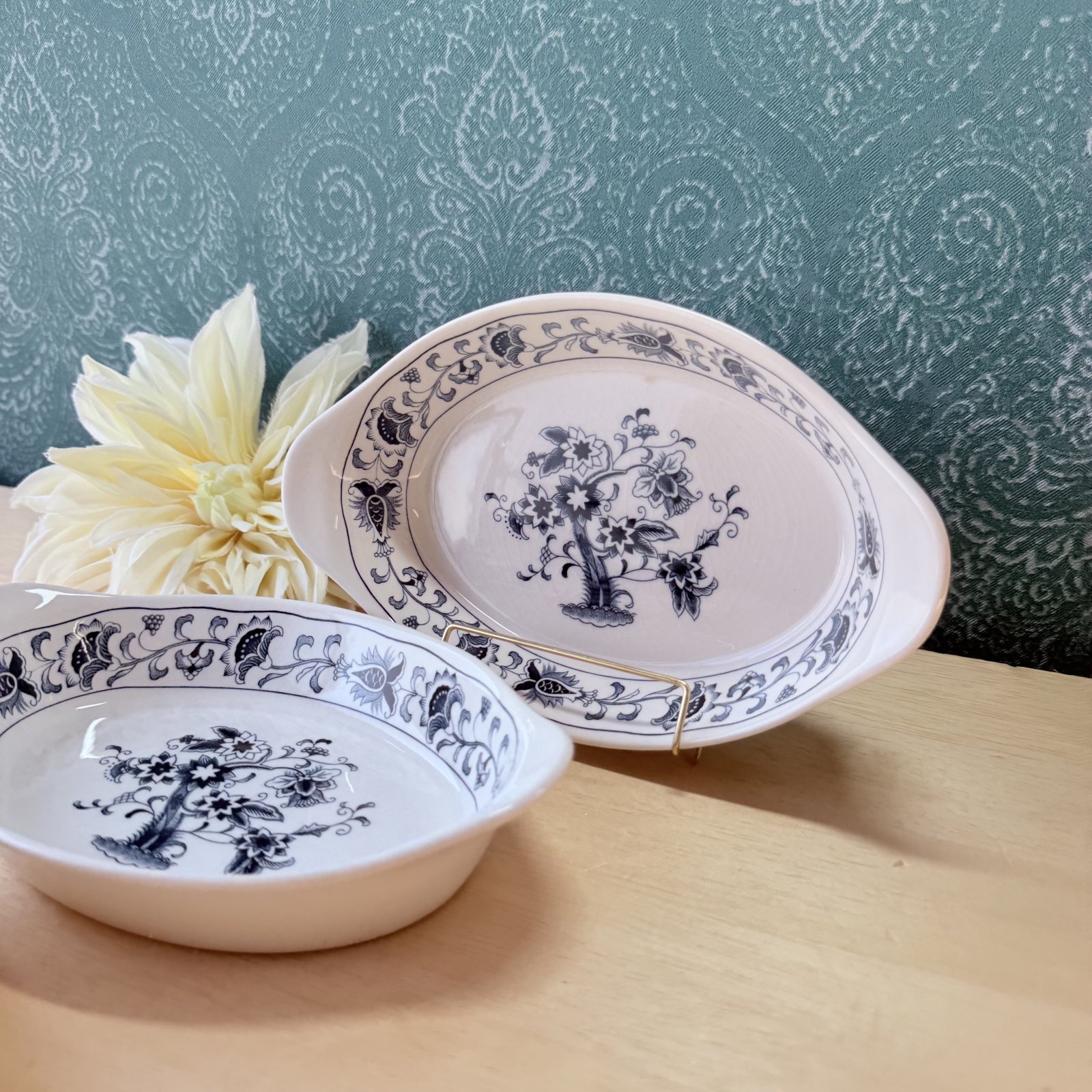 NIKKO ニッコー ミングトゥリー グラタン皿 オーバル （耐熱磁器）3枚