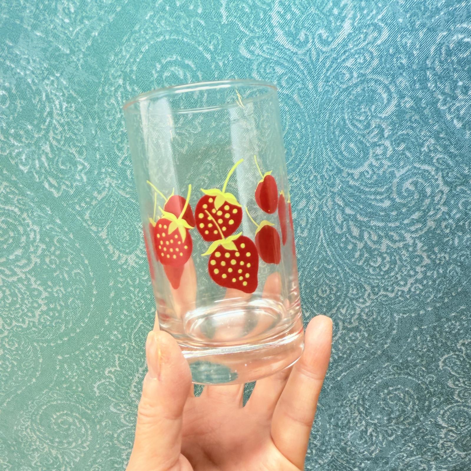 佐々木ガラス 大きめいちごのタンブラー イチゴグラス ストロベリー