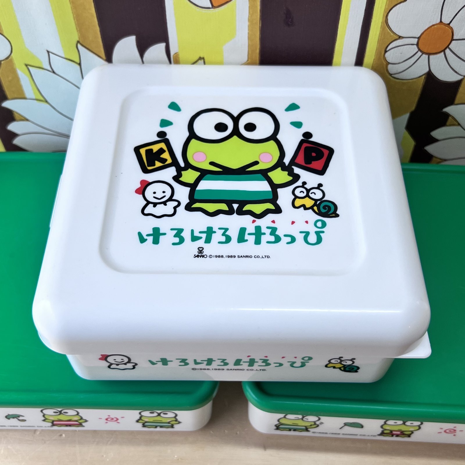 けろけろけろっぴ 1989年製 SANRIO オールドサンリオ 三段ピクニック