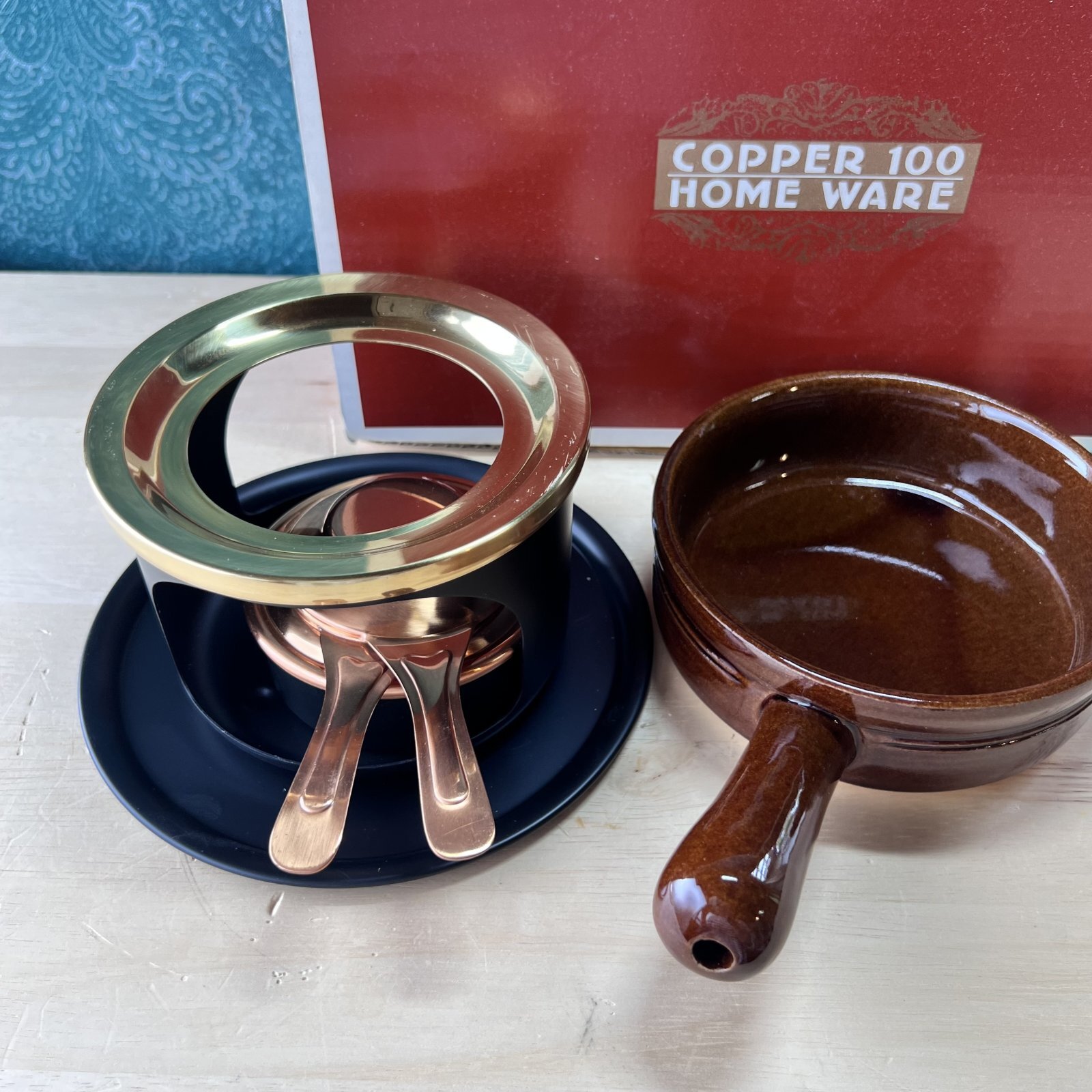コッパー COPPER100 homewear 銅製 ミニチーズフォンデュセット