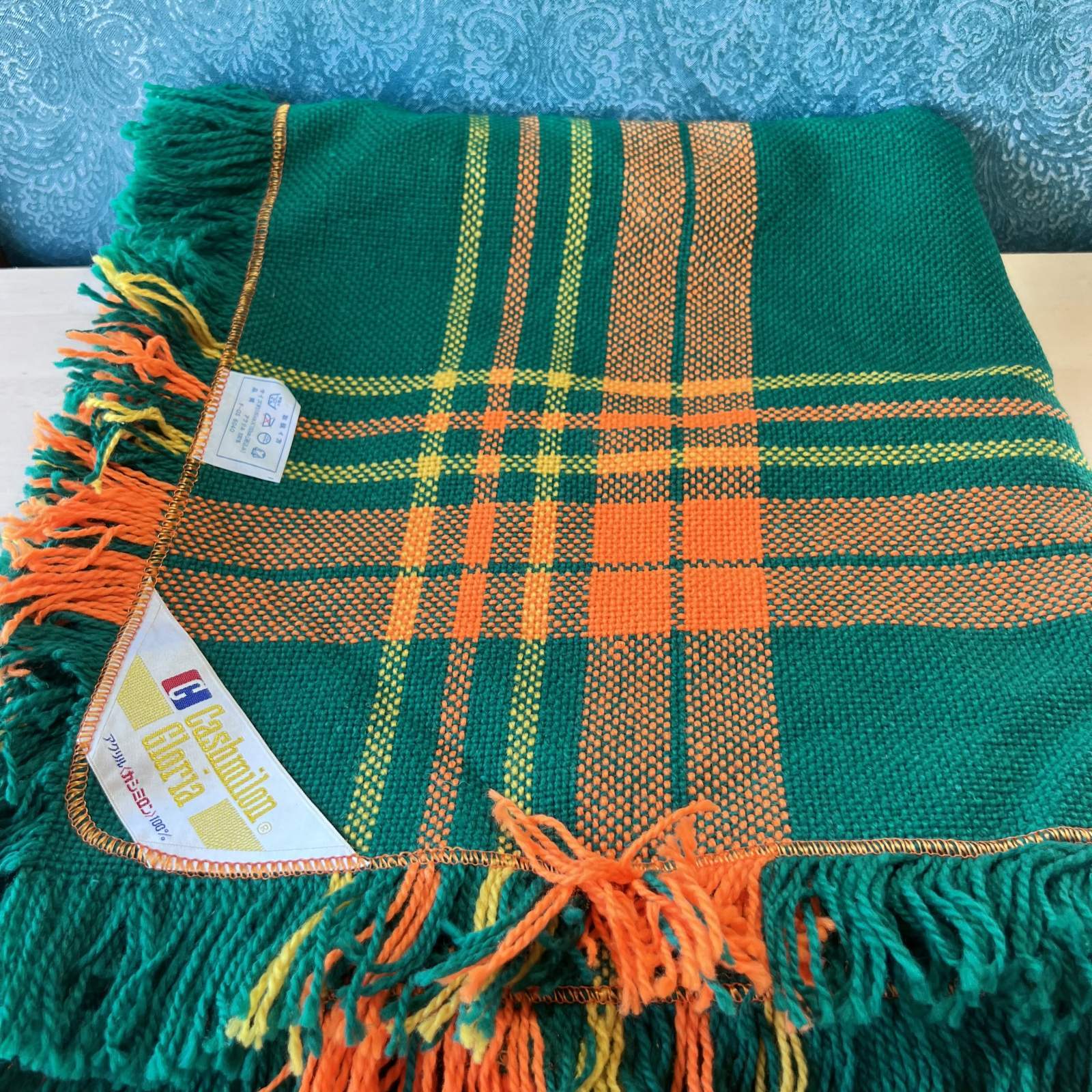 カミシロン グロリア アクリル製こたつ上掛け コタツカバー グリーン