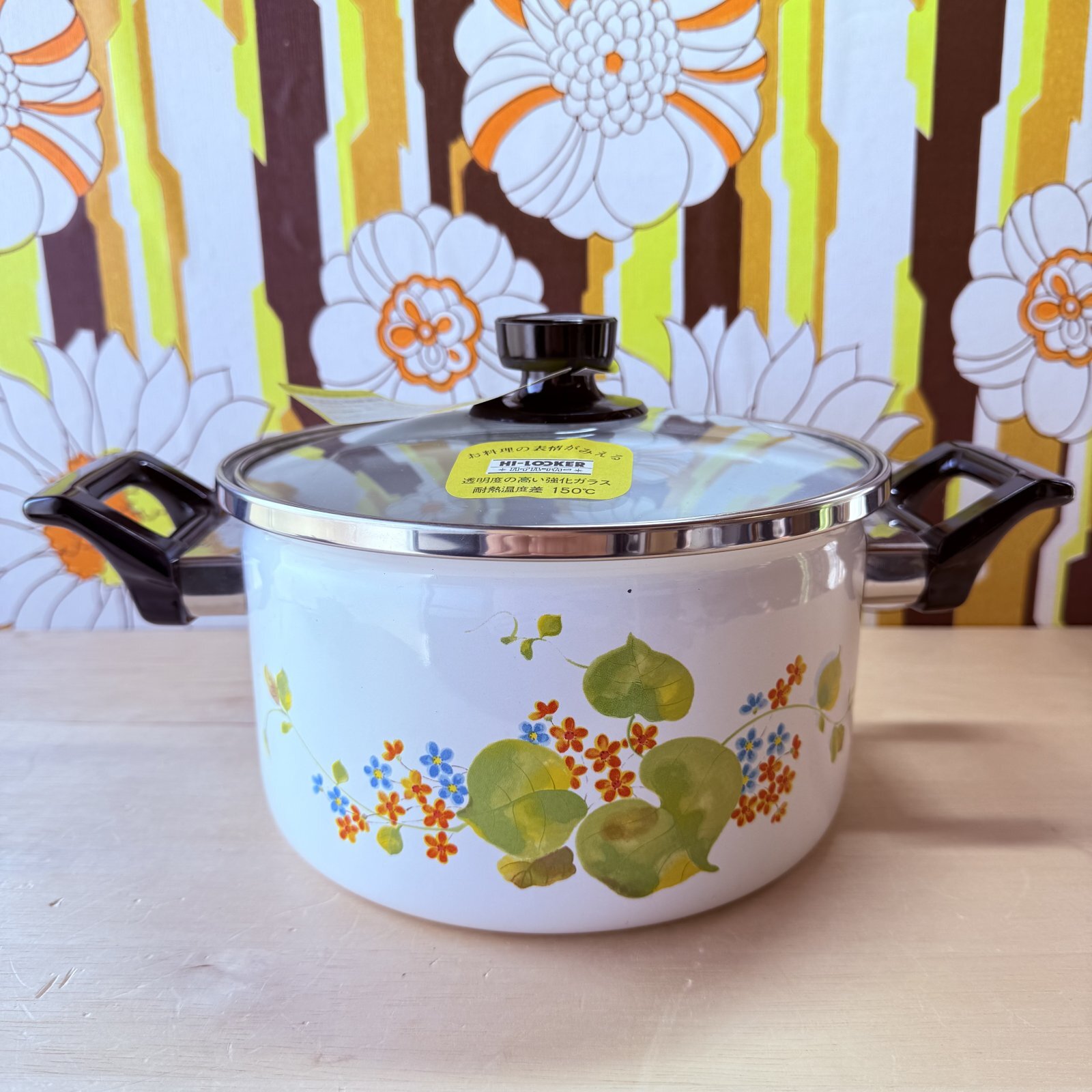 富士琺瑯 HI-LOOKER お料理の表情が見えるガラス蓋 落とし蓋付 素敵な