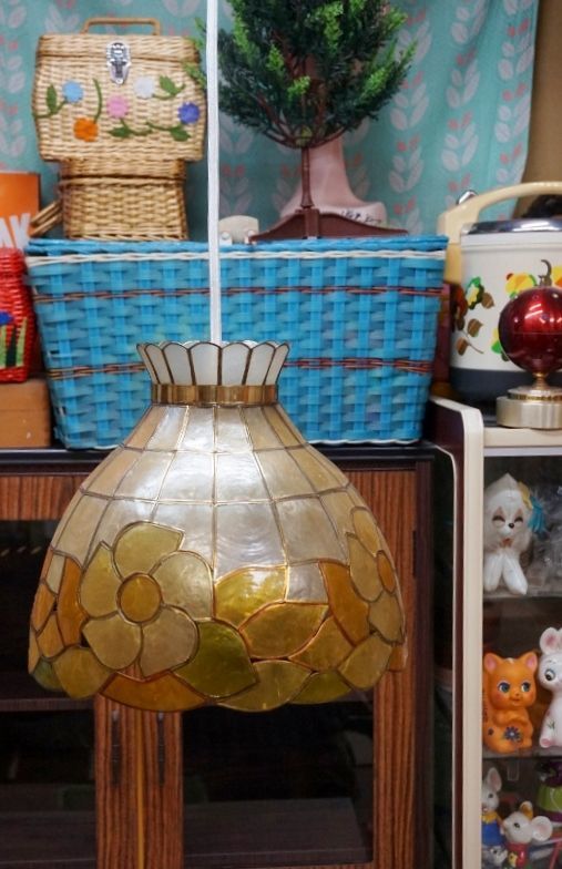 三菱白熱燈器具 SAWAGUCHIランプ カピス貝 シェルライト ペンダント