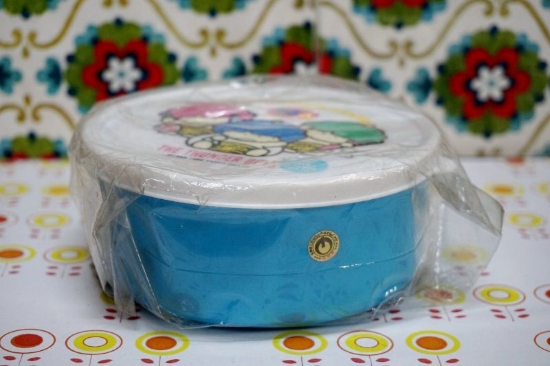 サンリオ1984年 SANRIO旧ロゴ ゴロピカドンフリーボックス タッパー