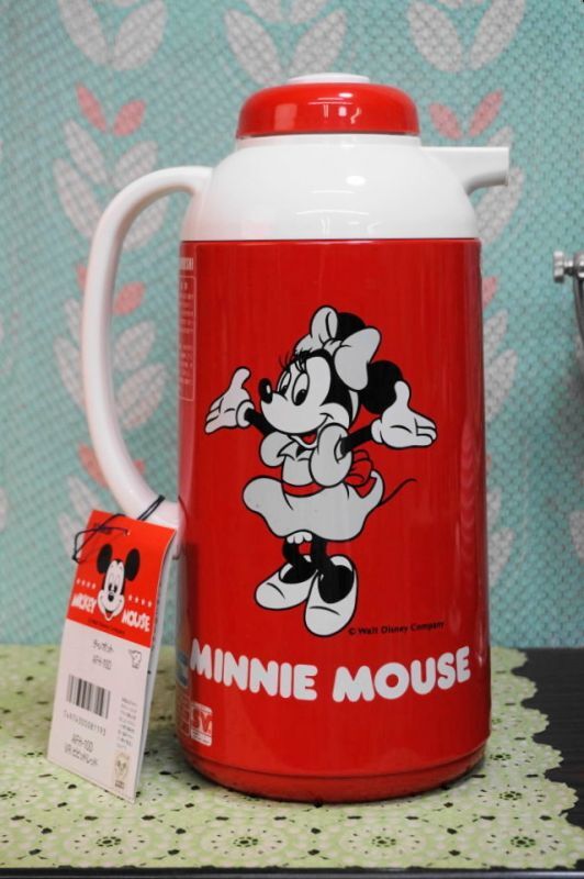 象印魔法瓶 ティノポット AFH-10D VRビビッドレッド 1ℓ ミッキーマウス