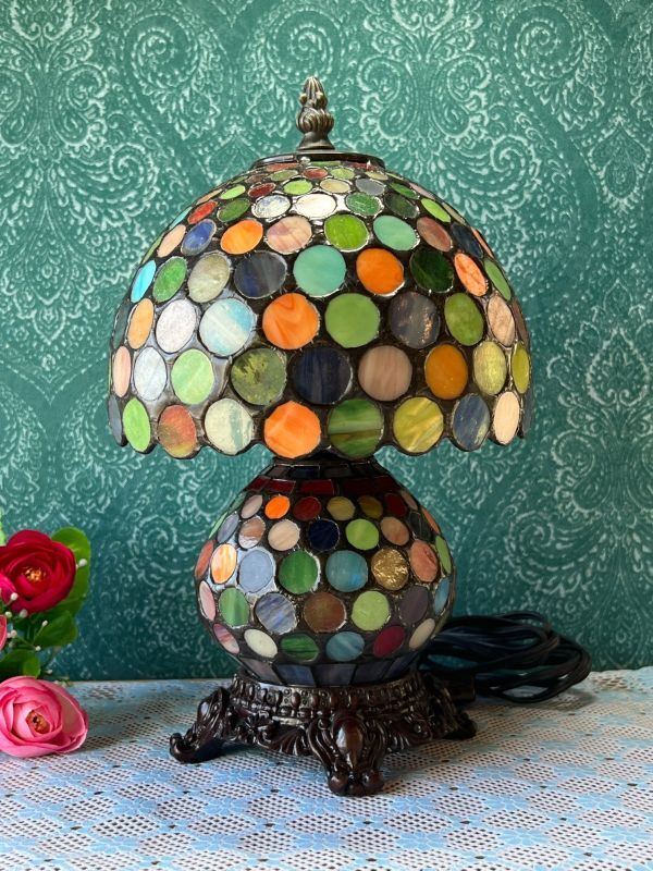 モザイクステンドグラスライト 卓上ライト ランプ