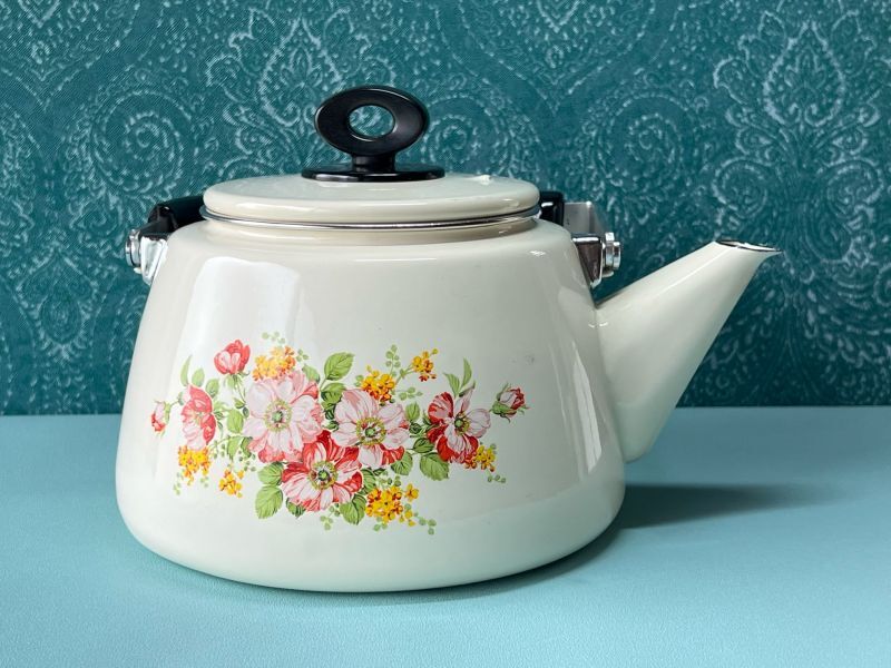 象印エナトップ ホーローケトル やかん 花柄 2ℓ HY50