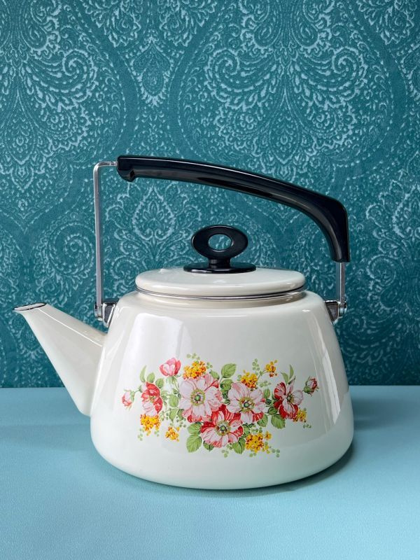 象印エナトップ ホーローケトル やかん 花柄 2ℓ HY50
