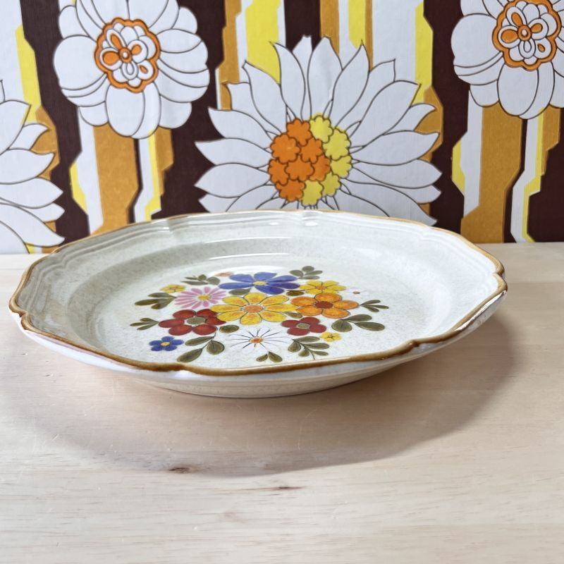 オールドミカサ MIKASA gardenClub springBouquet oven 27cm 花柄