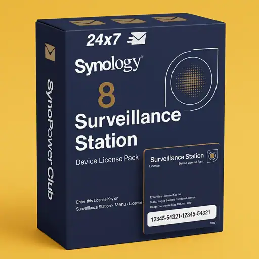 Synology カメラライセンス 8 パック – SynoPower Club 24x7